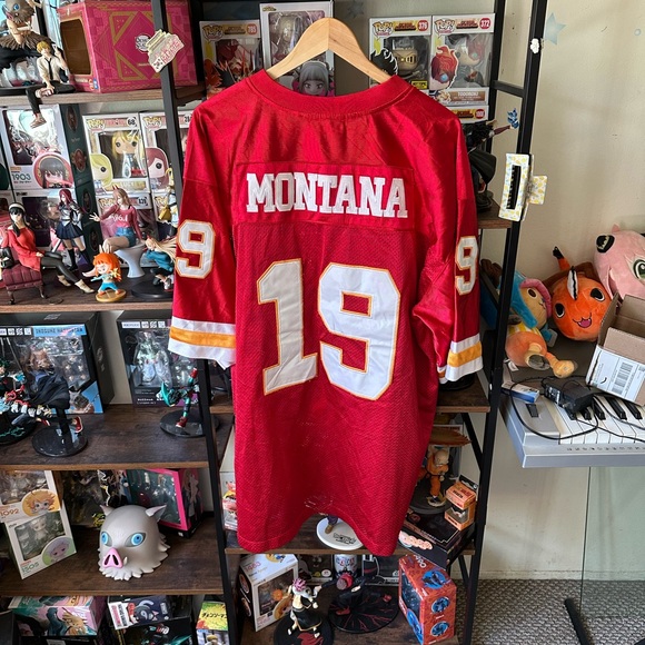 Vintage Joe Montana Jersey Mitchell and Ness 1992 Throwbacks Men’s 54 (2XL) USA - Picture 1 of 9